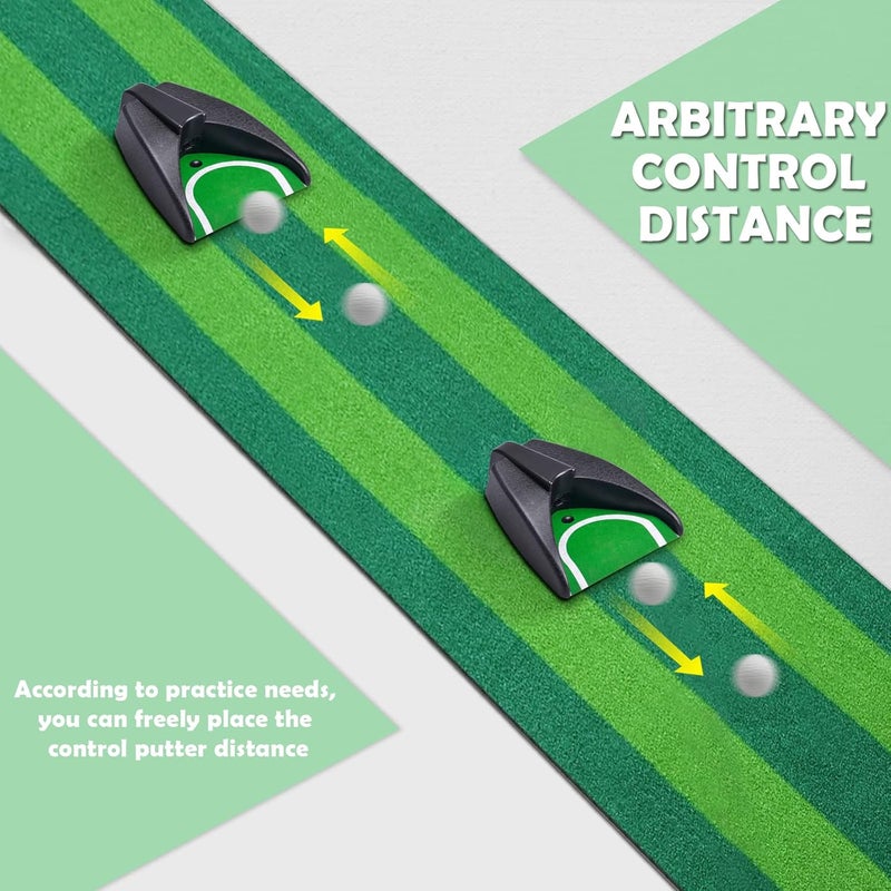 Dorytin Golf Automatic Putting Cup, Practice Return Machine, Auto Putting Returner, Indoor/Outdoor Yard Office - Image 3